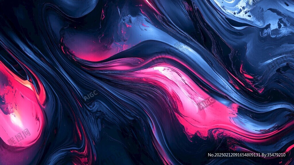 炫麗流體畫