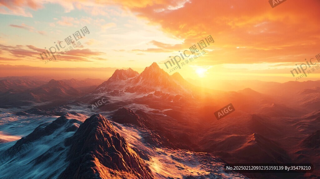 3d山脈背景
