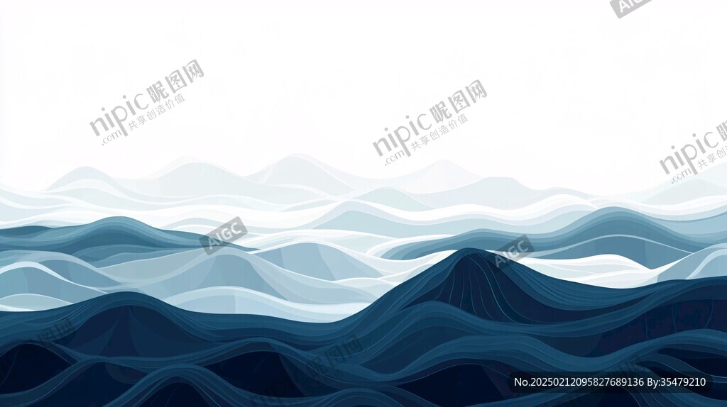 創(chuàng)意波紋波浪波濤洶涌
