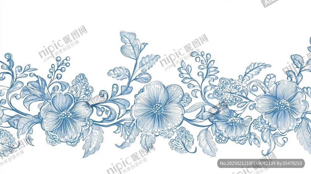 手繪創(chuàng)意百花壁紙
