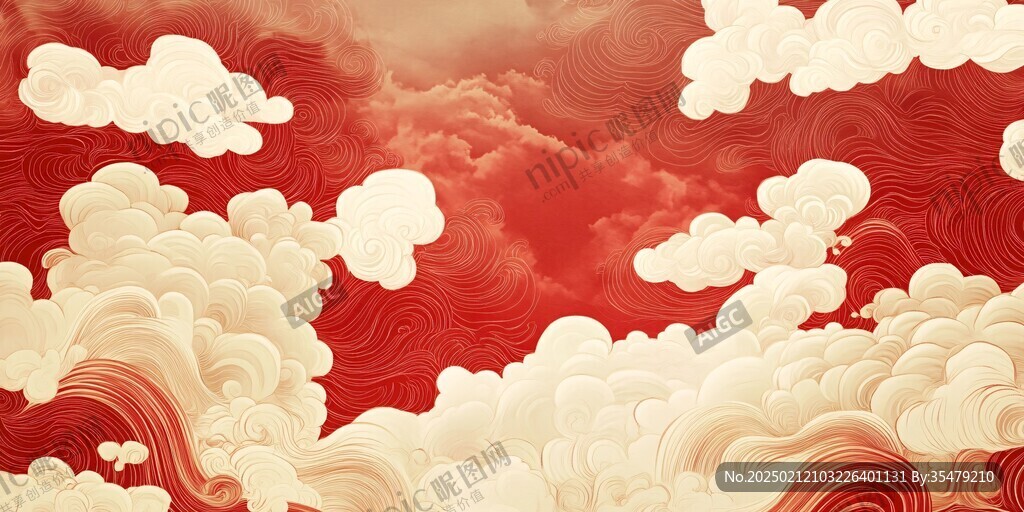 云紋插畫