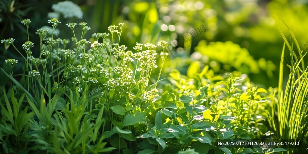 陽光下的香菜