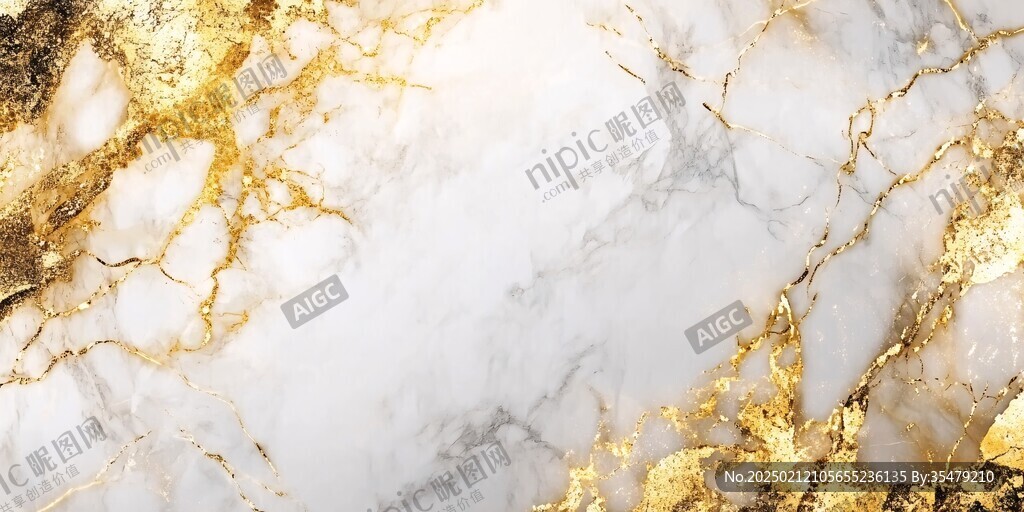 金色透光大理石背景