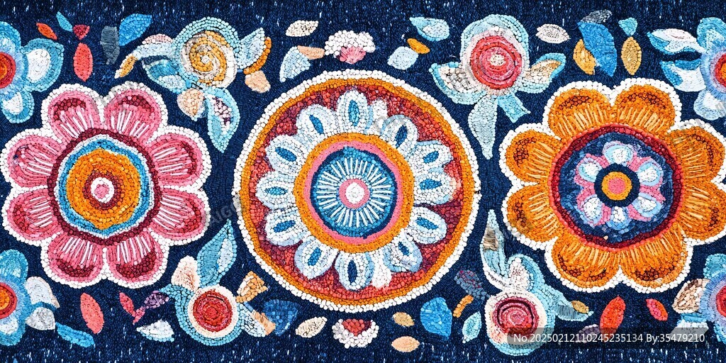 絲綢刺繡蠟染
