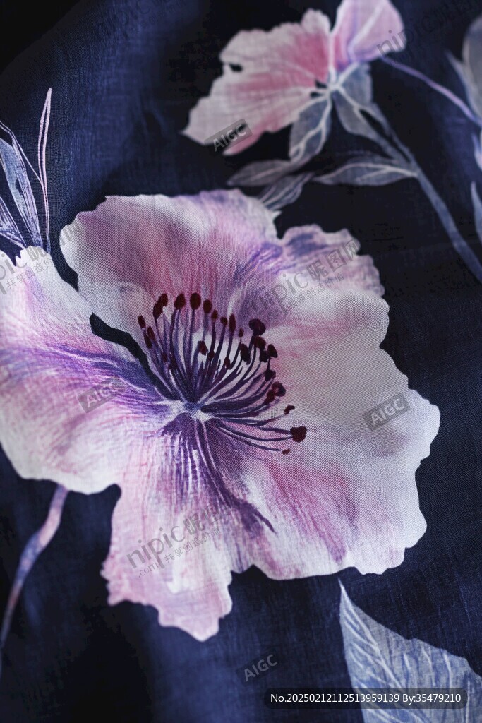 刺繡緙絲芙蓉花