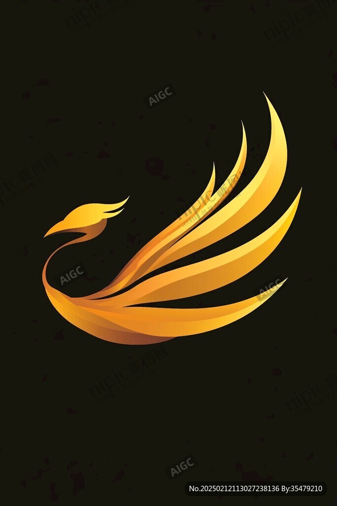 鳳凰金色logo
