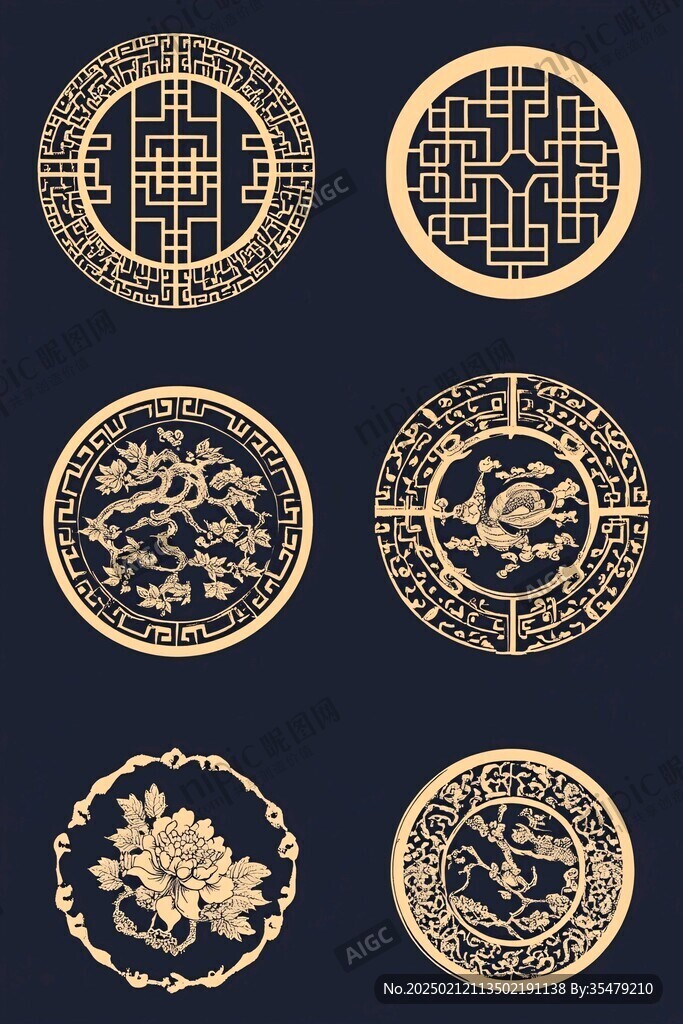 中式圖案吉祥紋