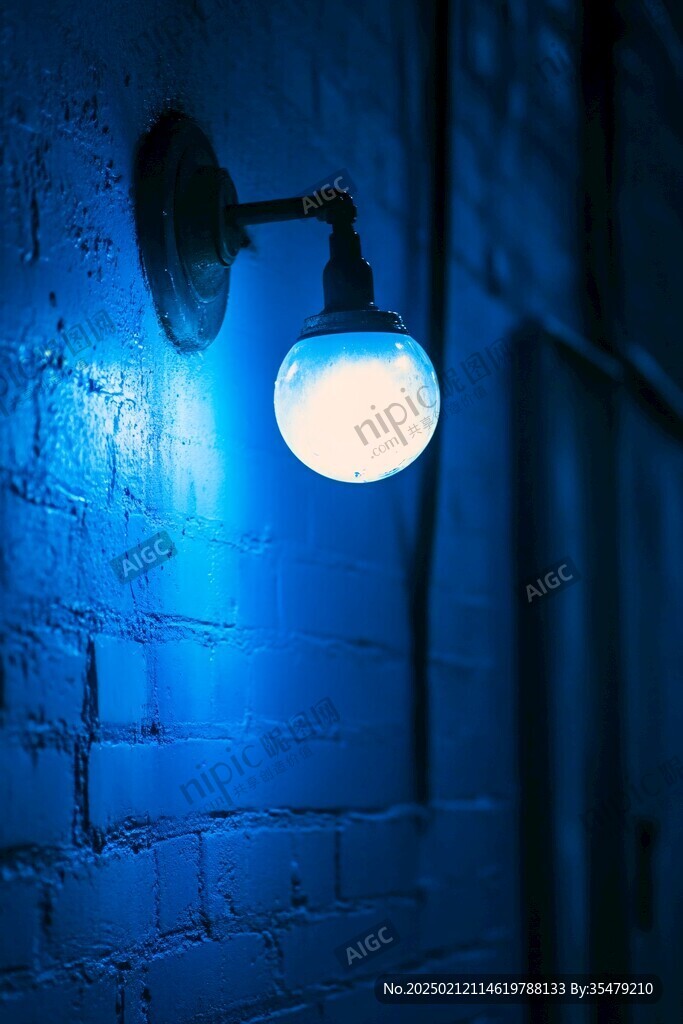 墻角的電燈