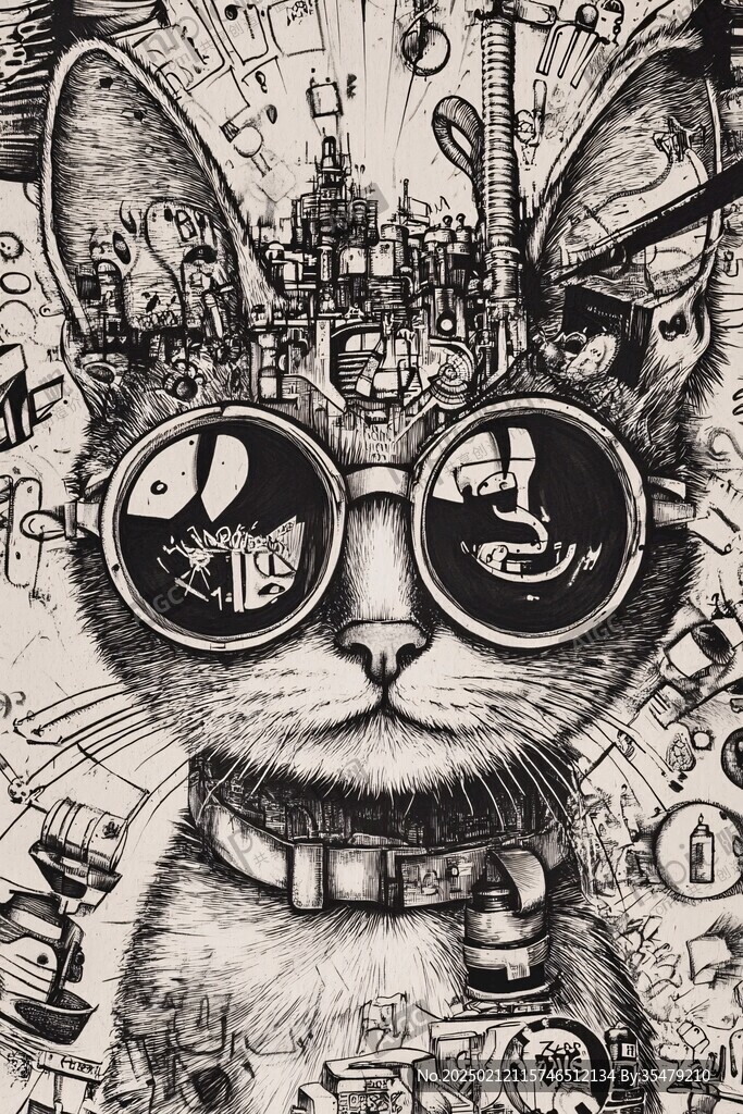 創意手繪插畫作品