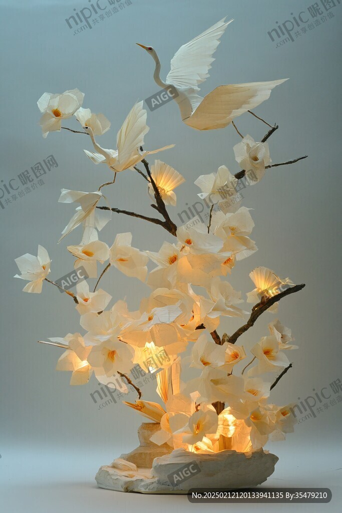 花瓣藝術燈