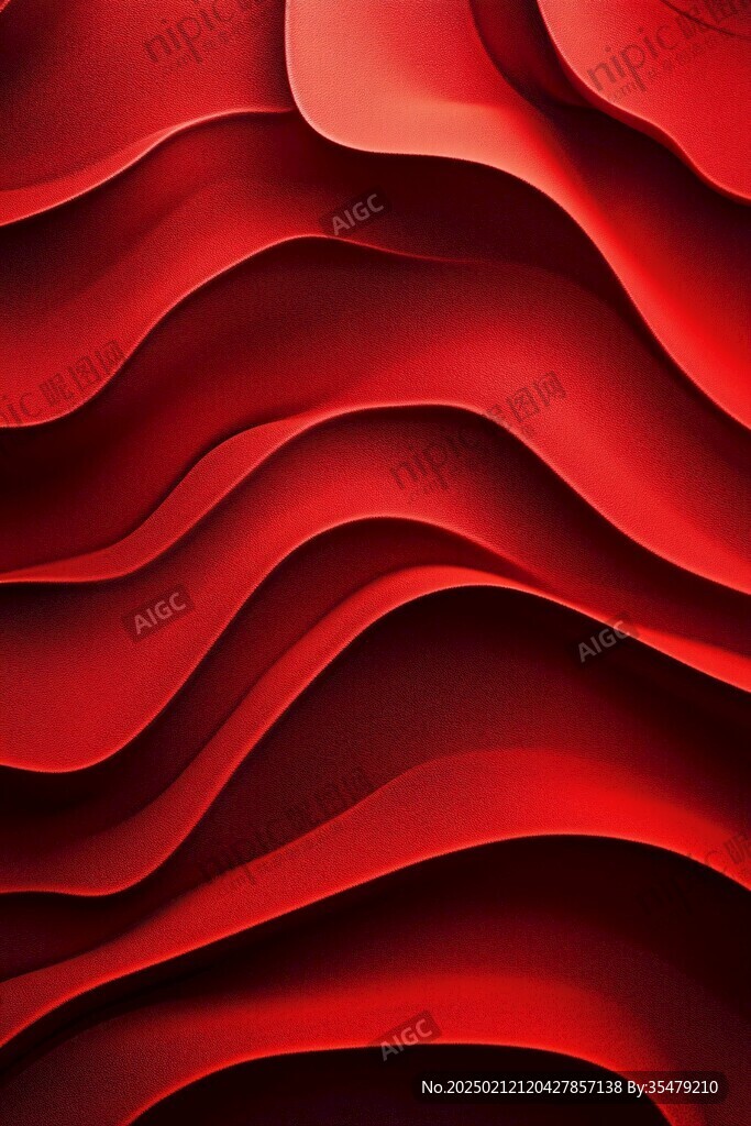 立體感紅色背景