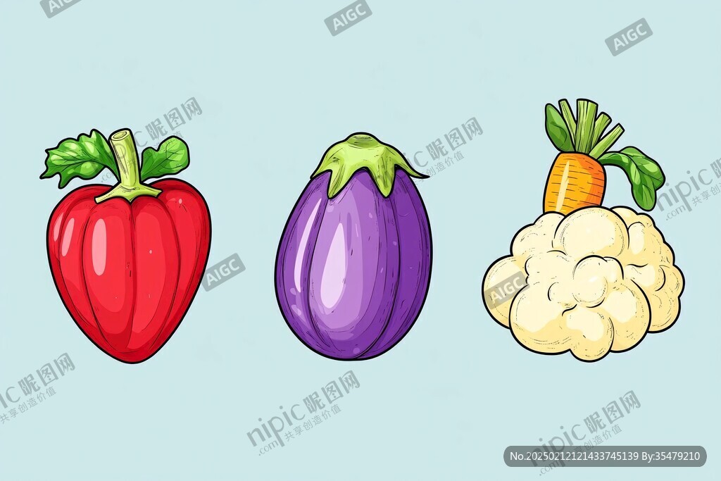 蔬果插畫