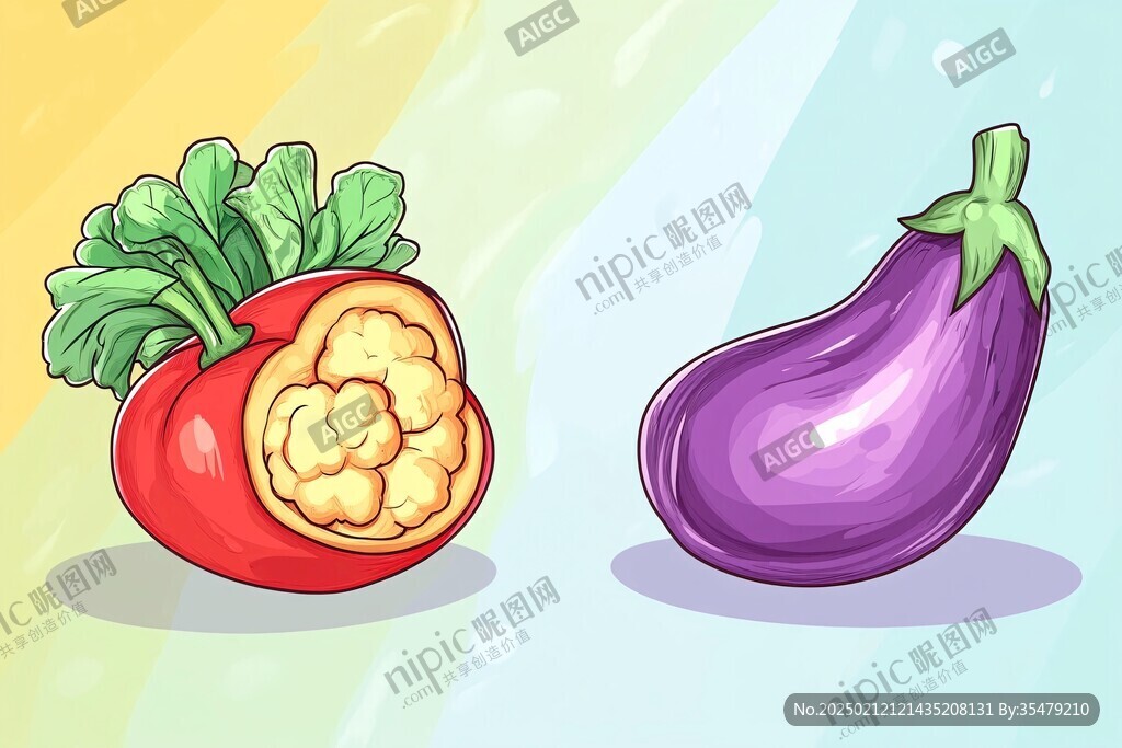蔬菜插畫