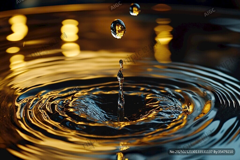 滴水瞬間
