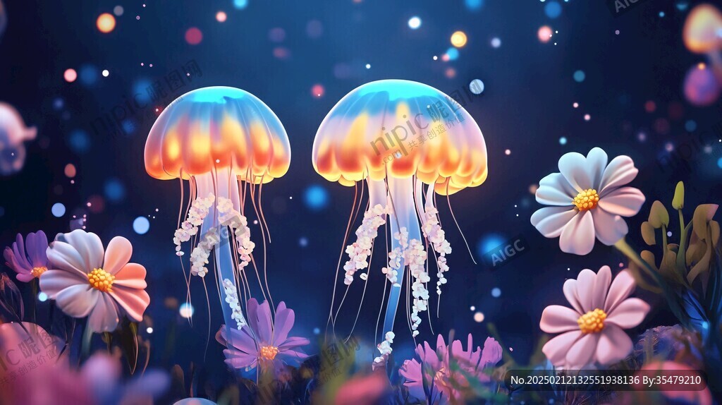 海洋生物夢(mèng)幻水母