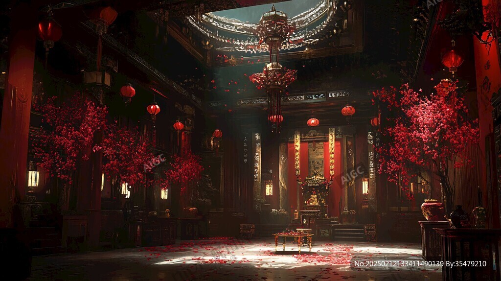 中狀元場景