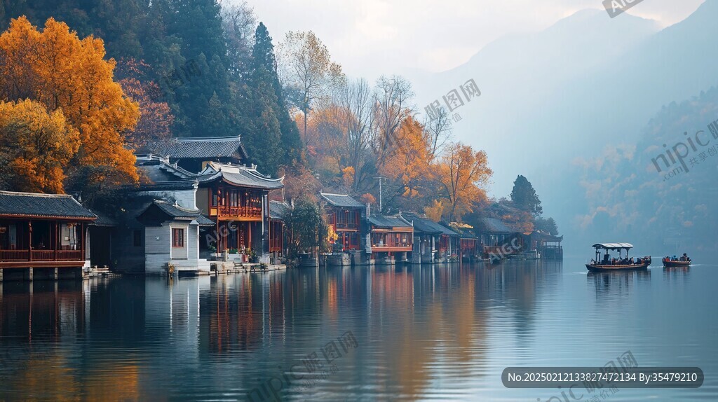 西海秋景
