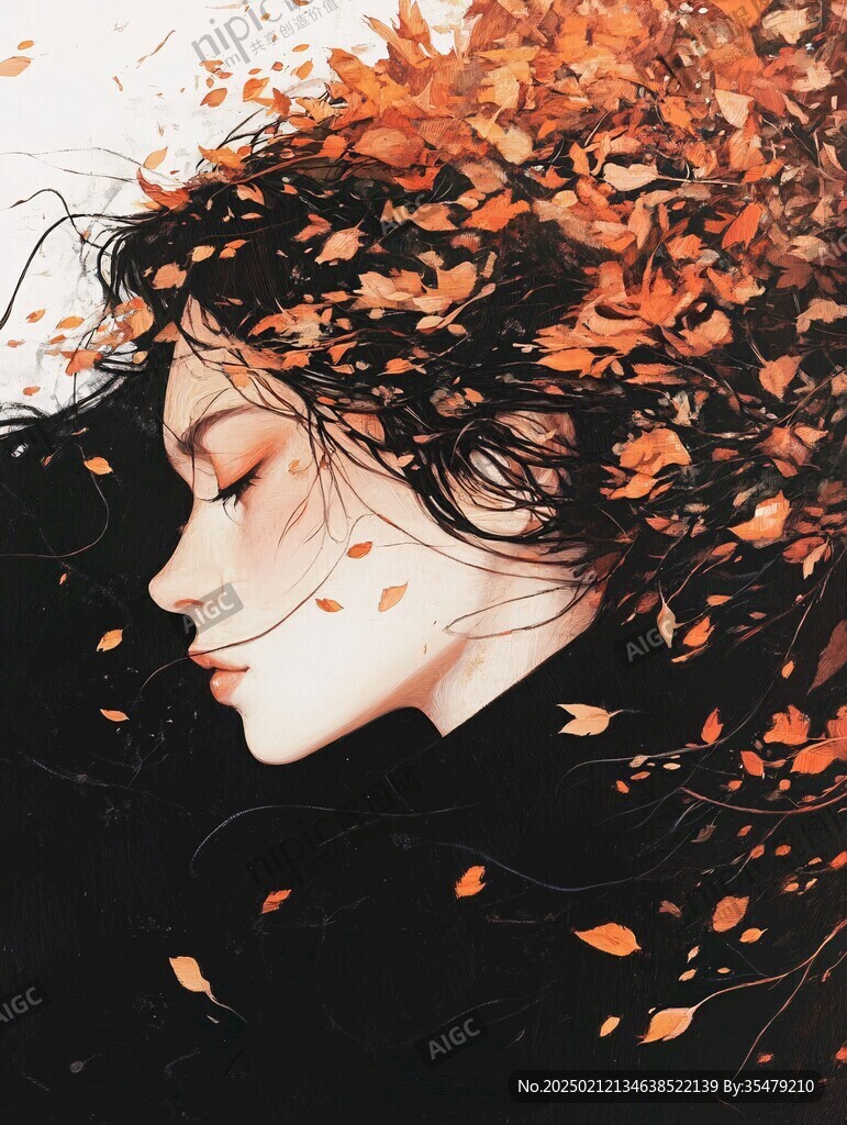 高級感女插畫
