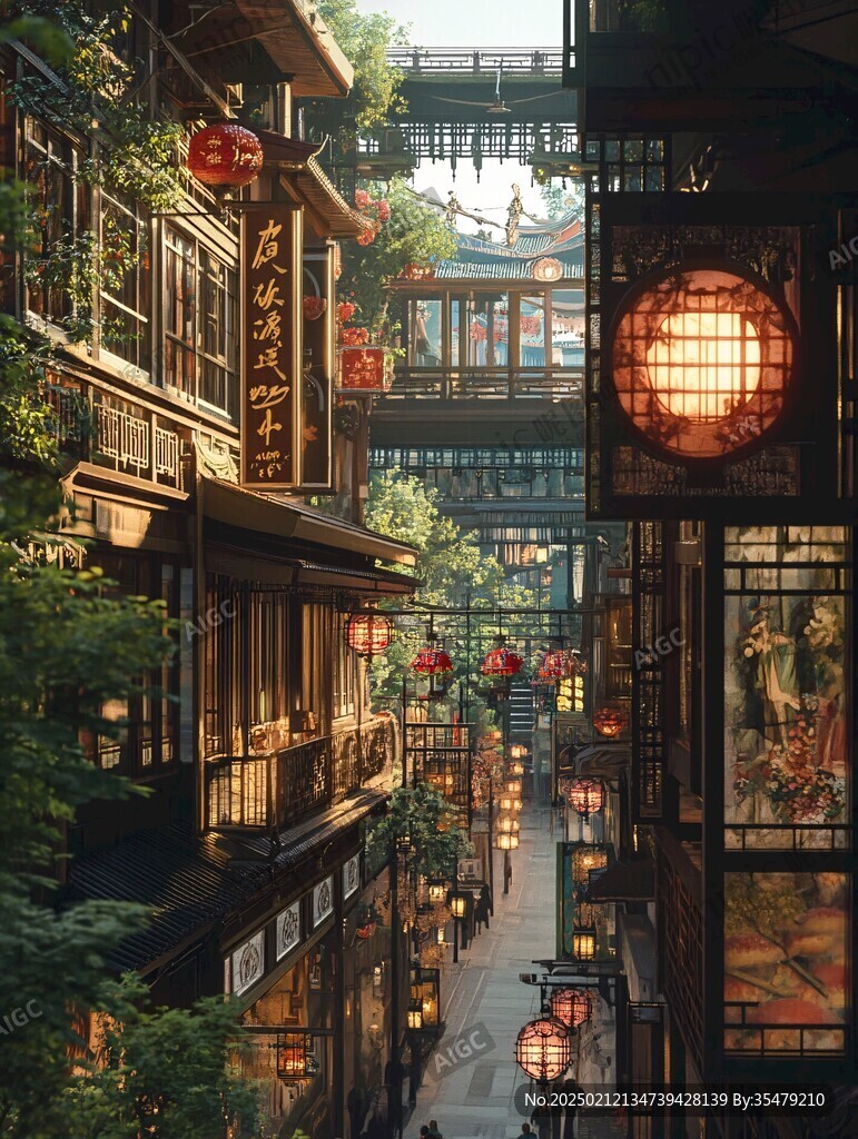 古代繁華街道