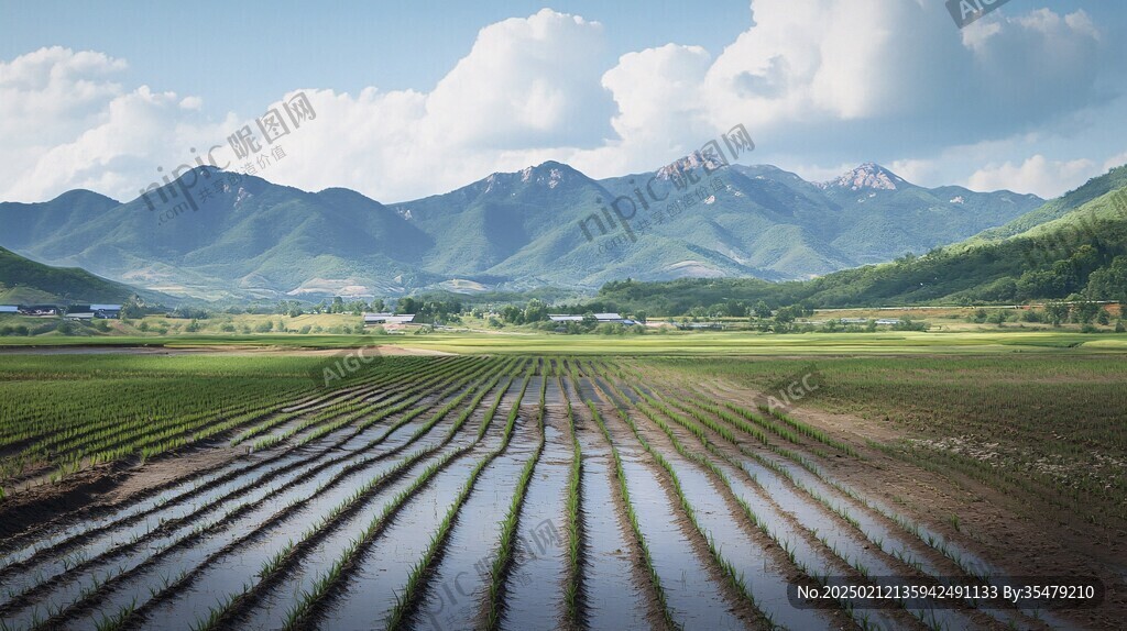 超寬幅田園景色