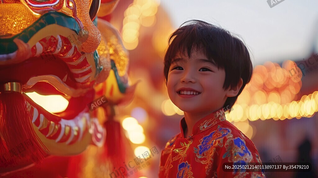 少年舞龍舞獅