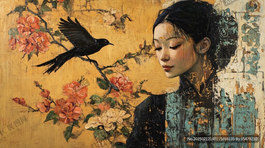 鳥兒與少女