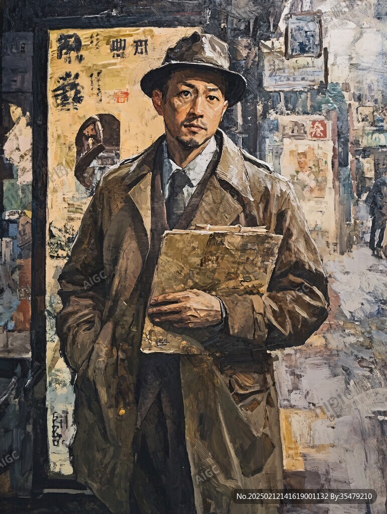 徐悲鴻人像