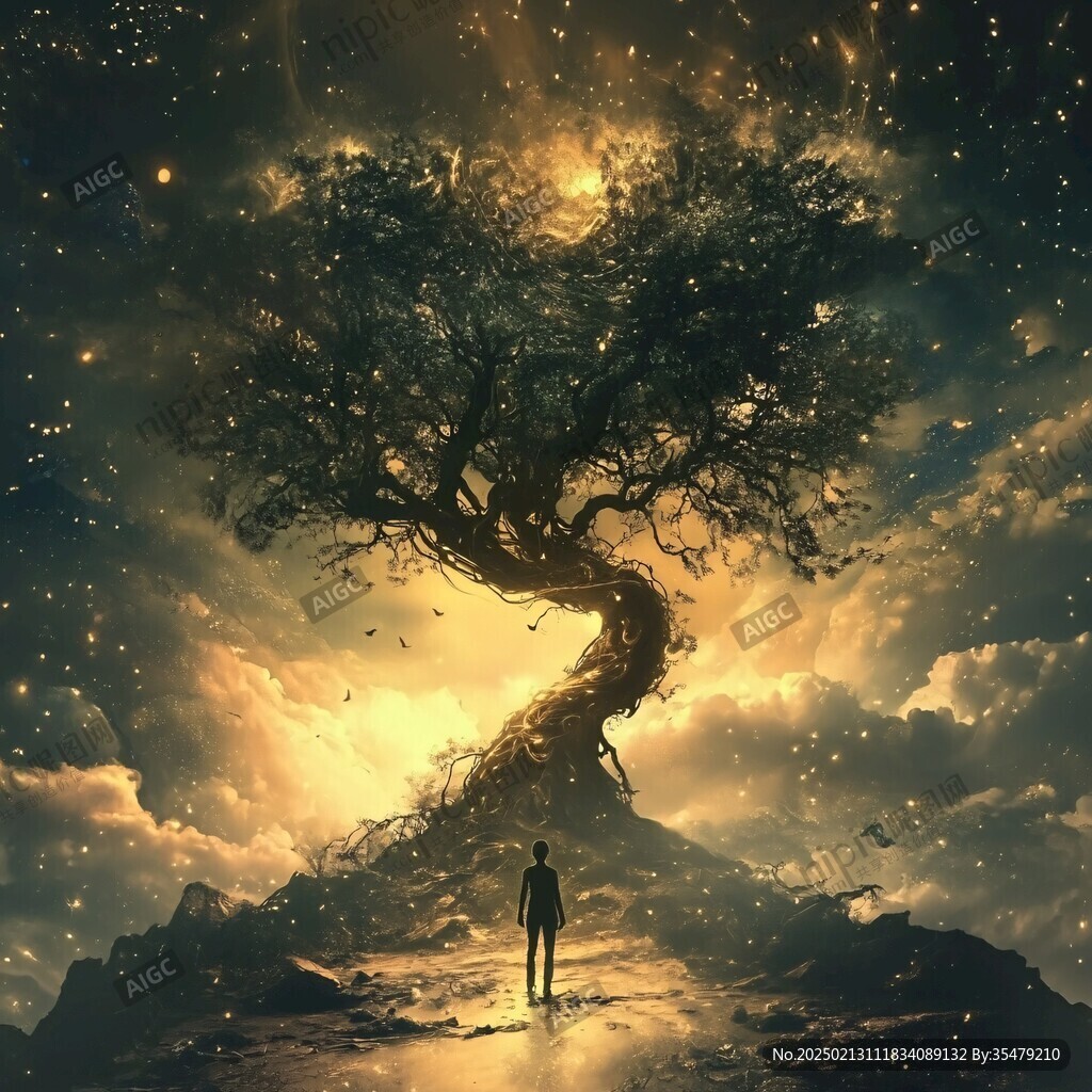 神秘夢幻的大樹