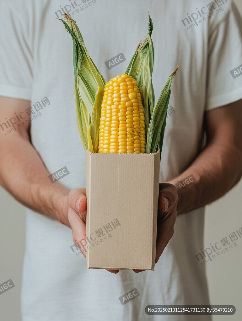 手捧盒