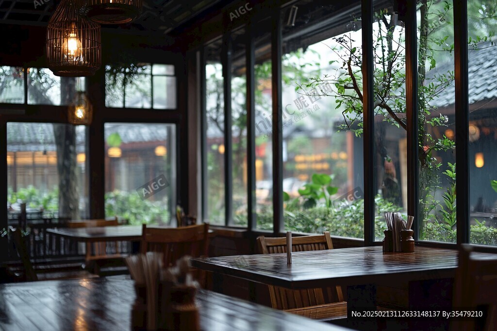 中式餐館窗戶(hù)