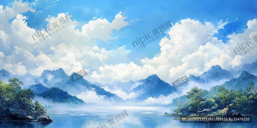寬屏風景畫