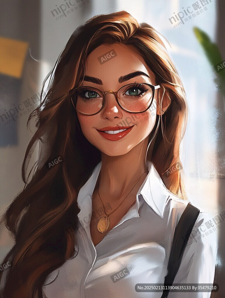 寫實(shí)人物插畫