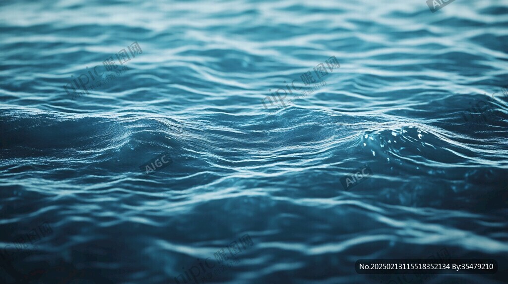 海面水波水光