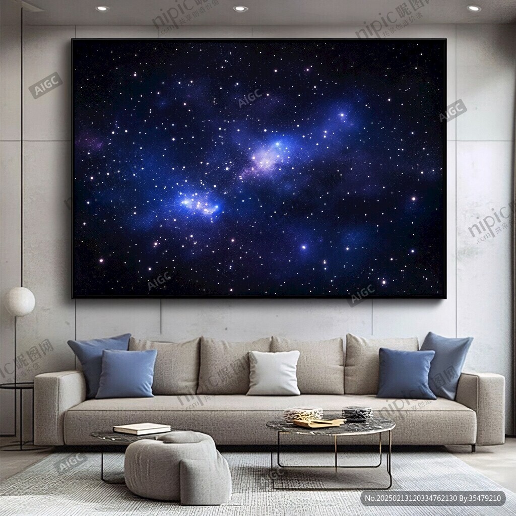 宇宙銀河系背景墻
