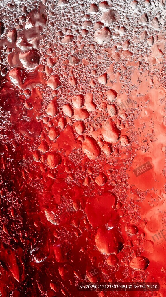 紅色氣泡水