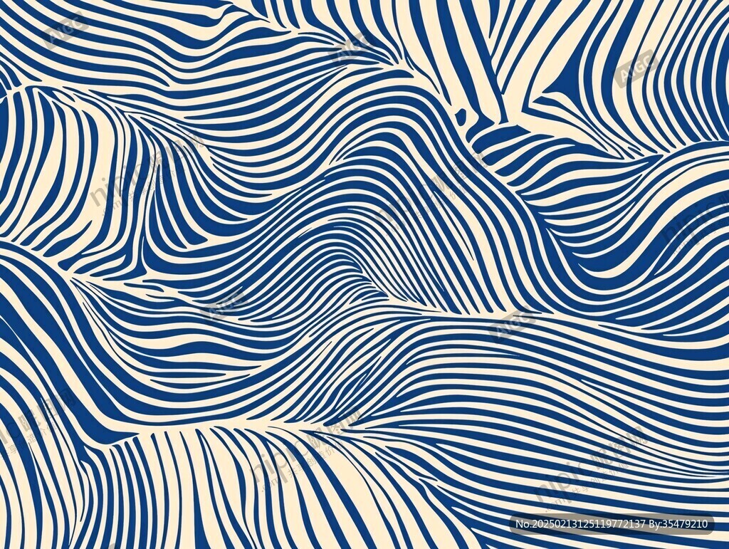 波浪紋線條