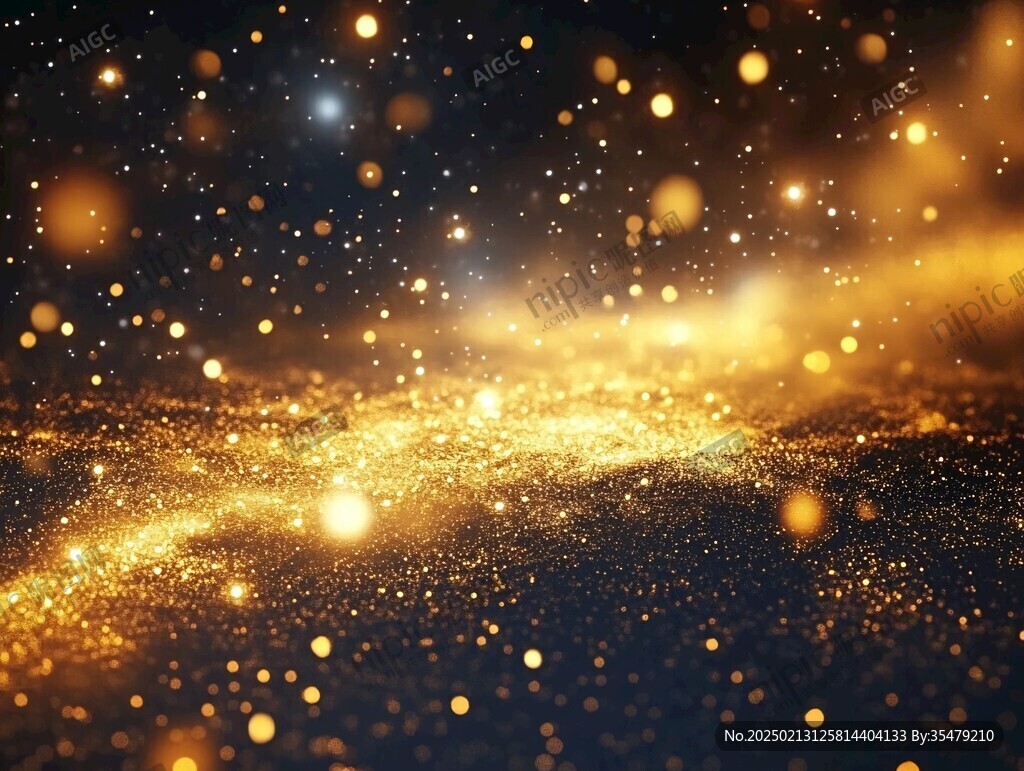 金色夢幻背景