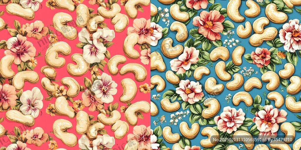 腰果數(shù)碼印花