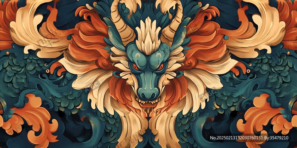 龍包裝插畫