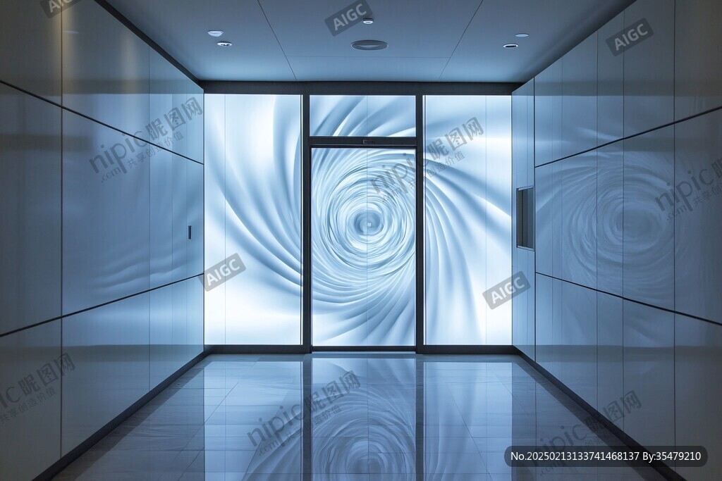 電梯場景素材