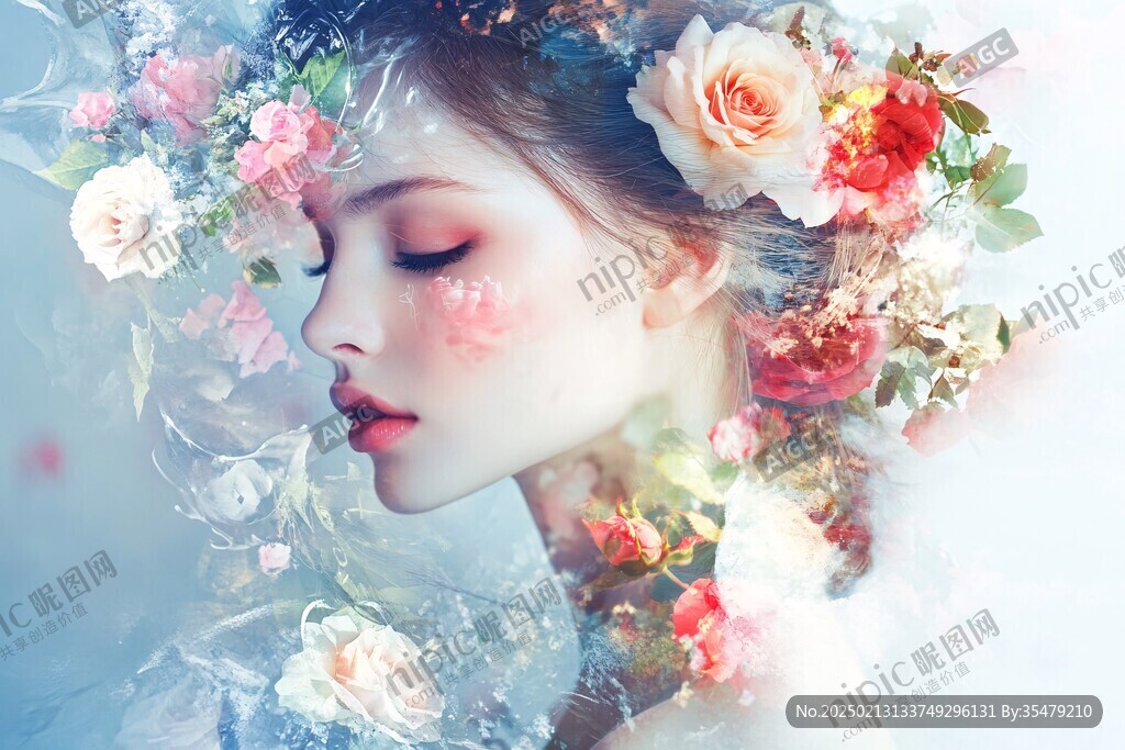 創(chuàng)意唯美女孩