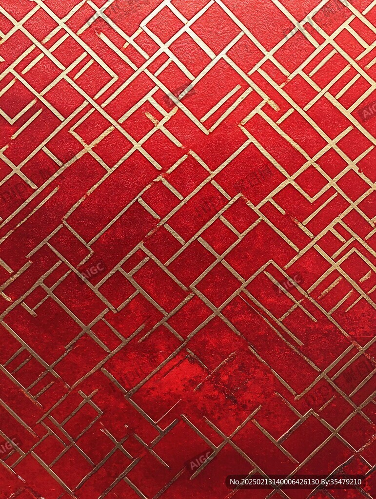 紅金色底紋