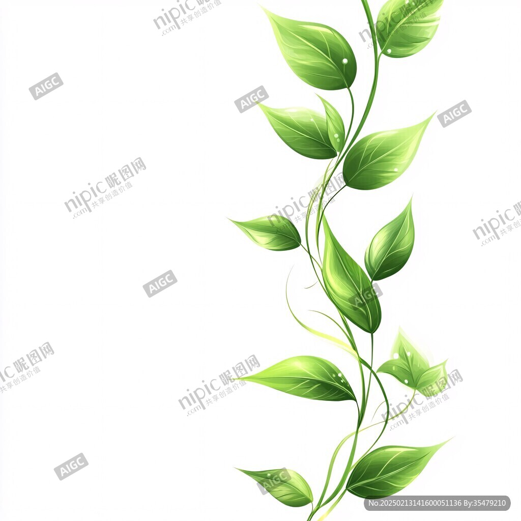 手繪綠蘿藤條