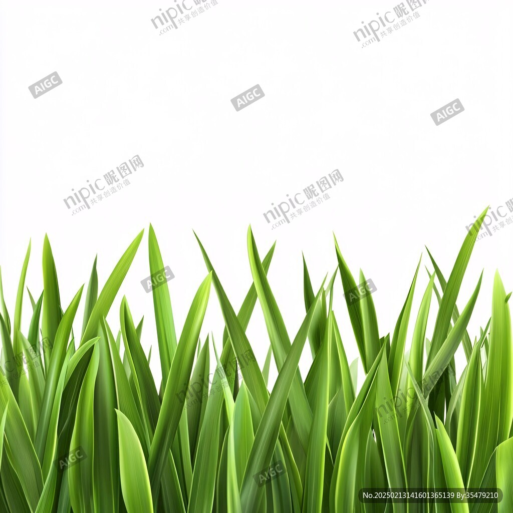 綠草葉素材