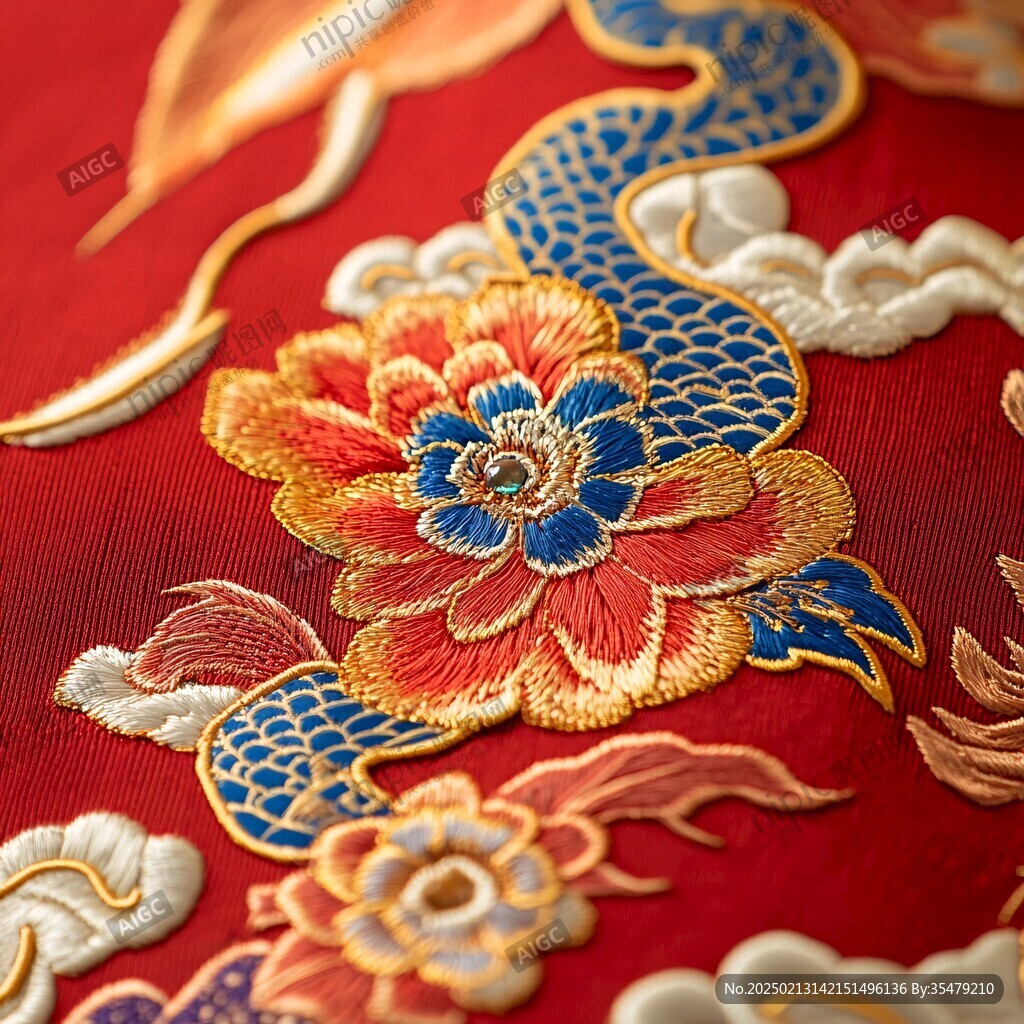 龍袍細(xì)節(jié)
