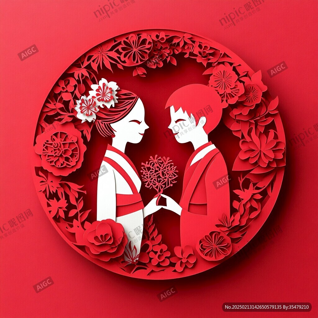 剪紙婚慶