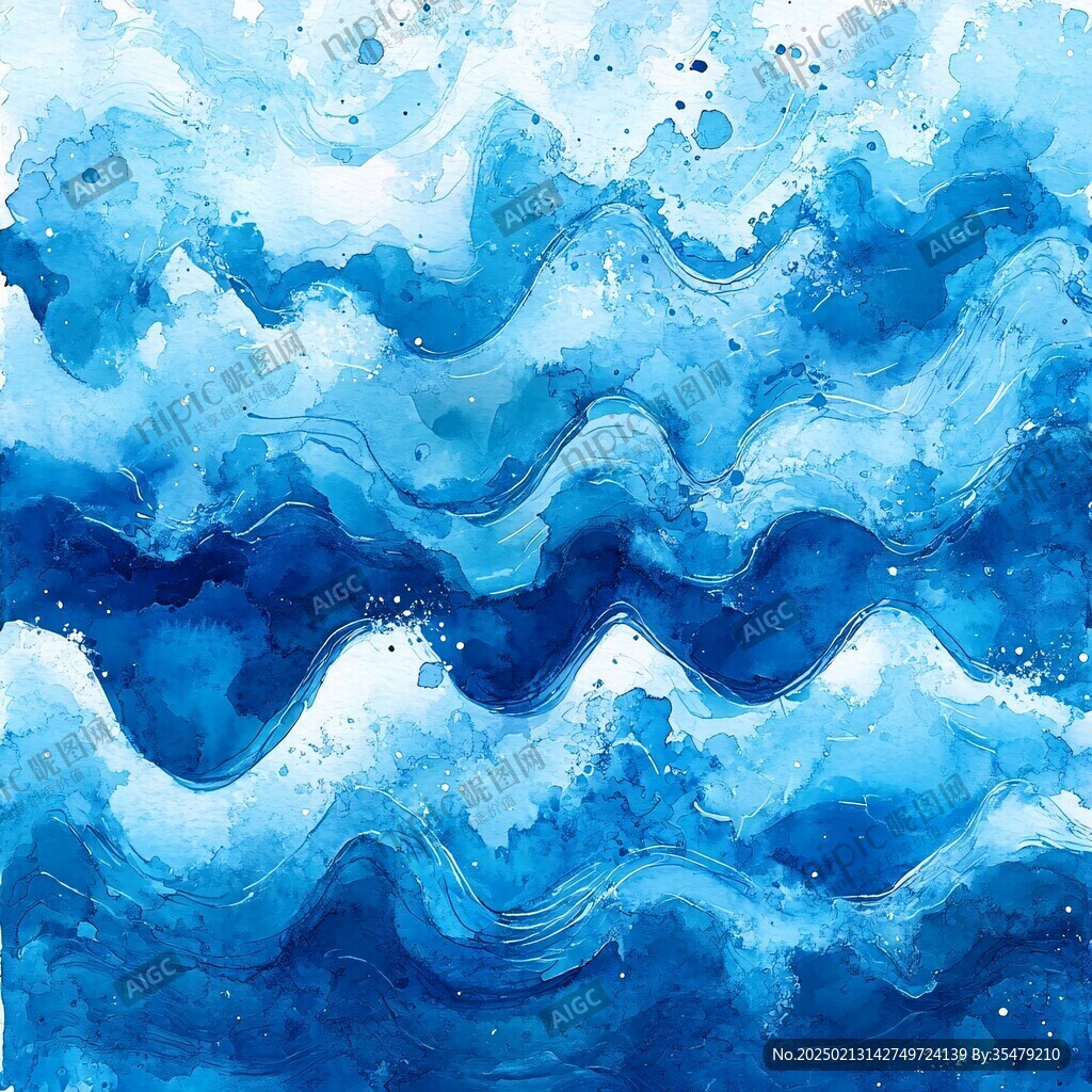 創(chuàng)意水紋水波紋云海