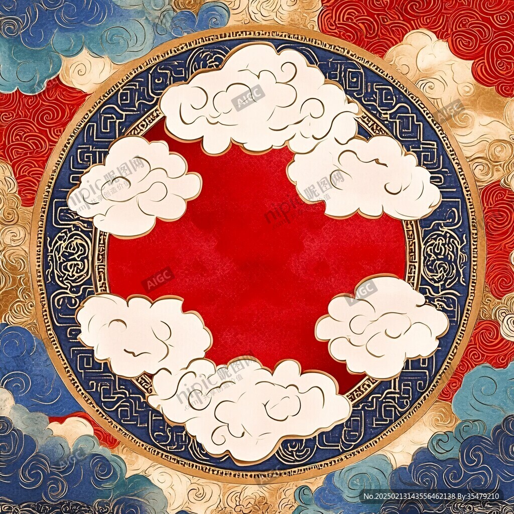 暗紋云團貴氣云紋圖案