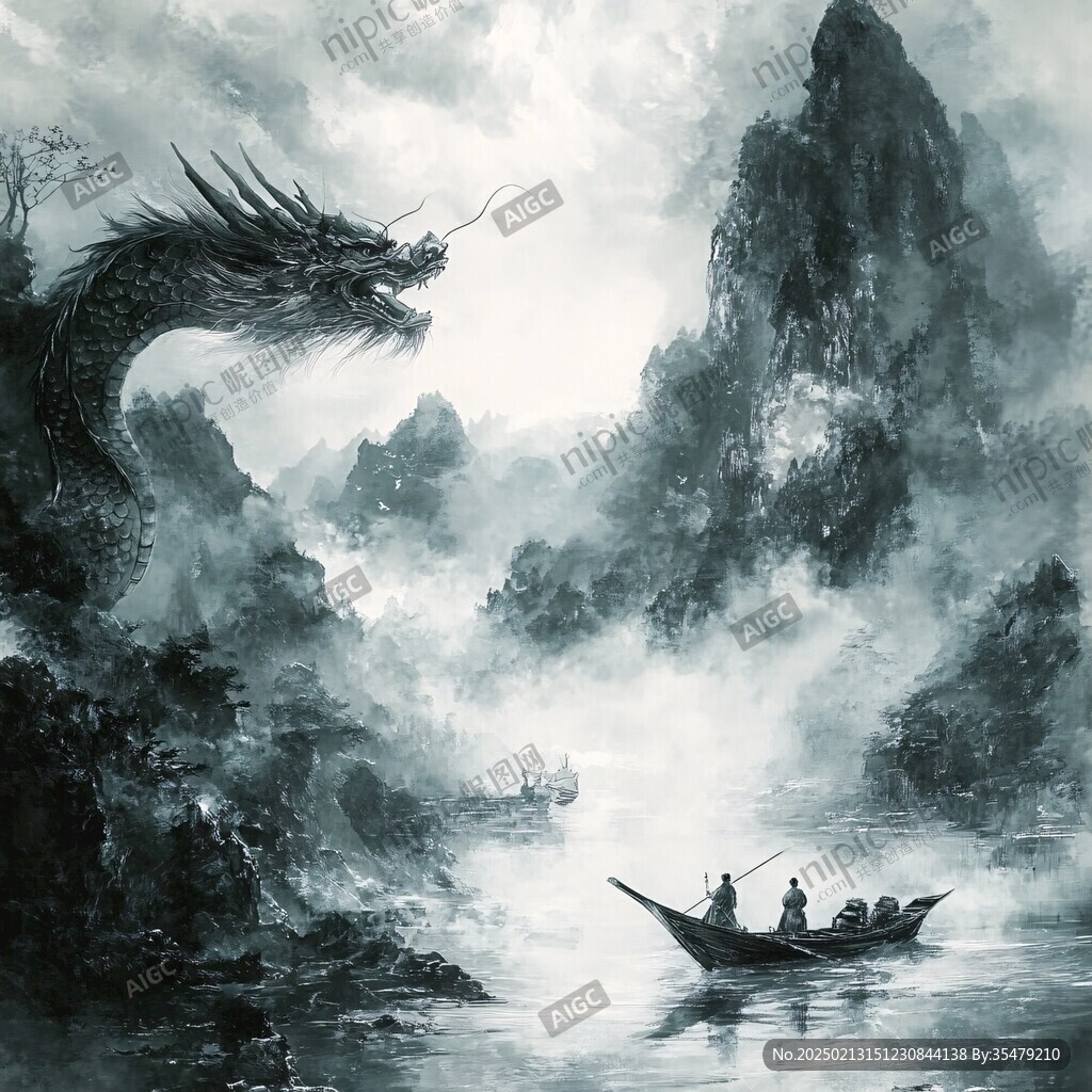 高清唯美雙龍戲珠