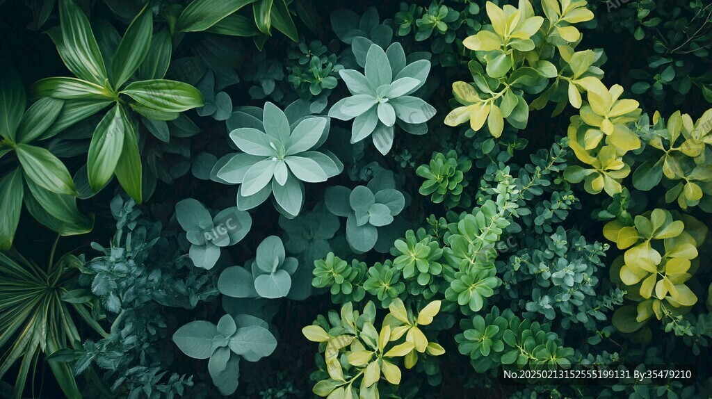 高清植物噴繪背景